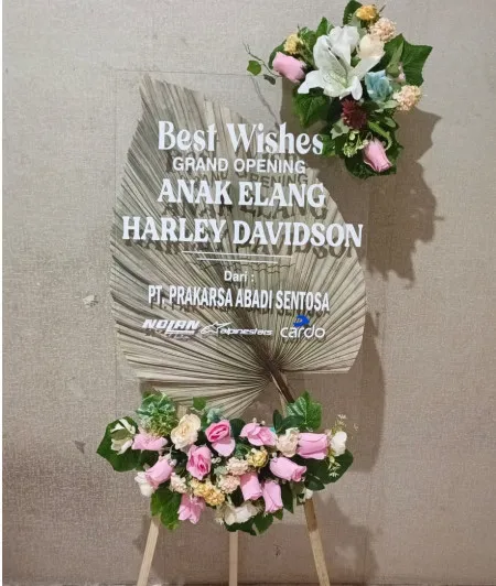 Papan Akrilik Ucapan Grand Opening Pondok Gede